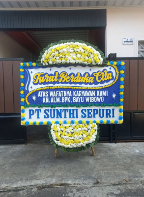 Papan Bunga Duka di Tafure